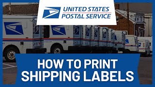 How to Print USPS Shipping Labels (Step-by-Step Guide)