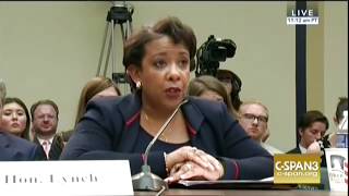 Liar Loretta Lynch refuses to answer questions 74 times
