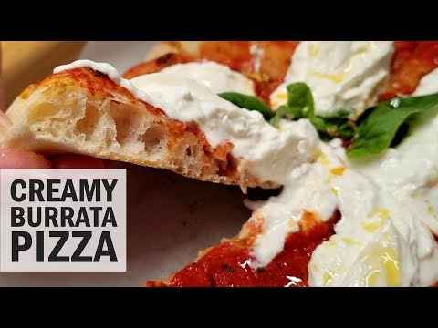 Amazing Burrata Pizza from Scratch | Easy Homemade Italian Pizza Recipe