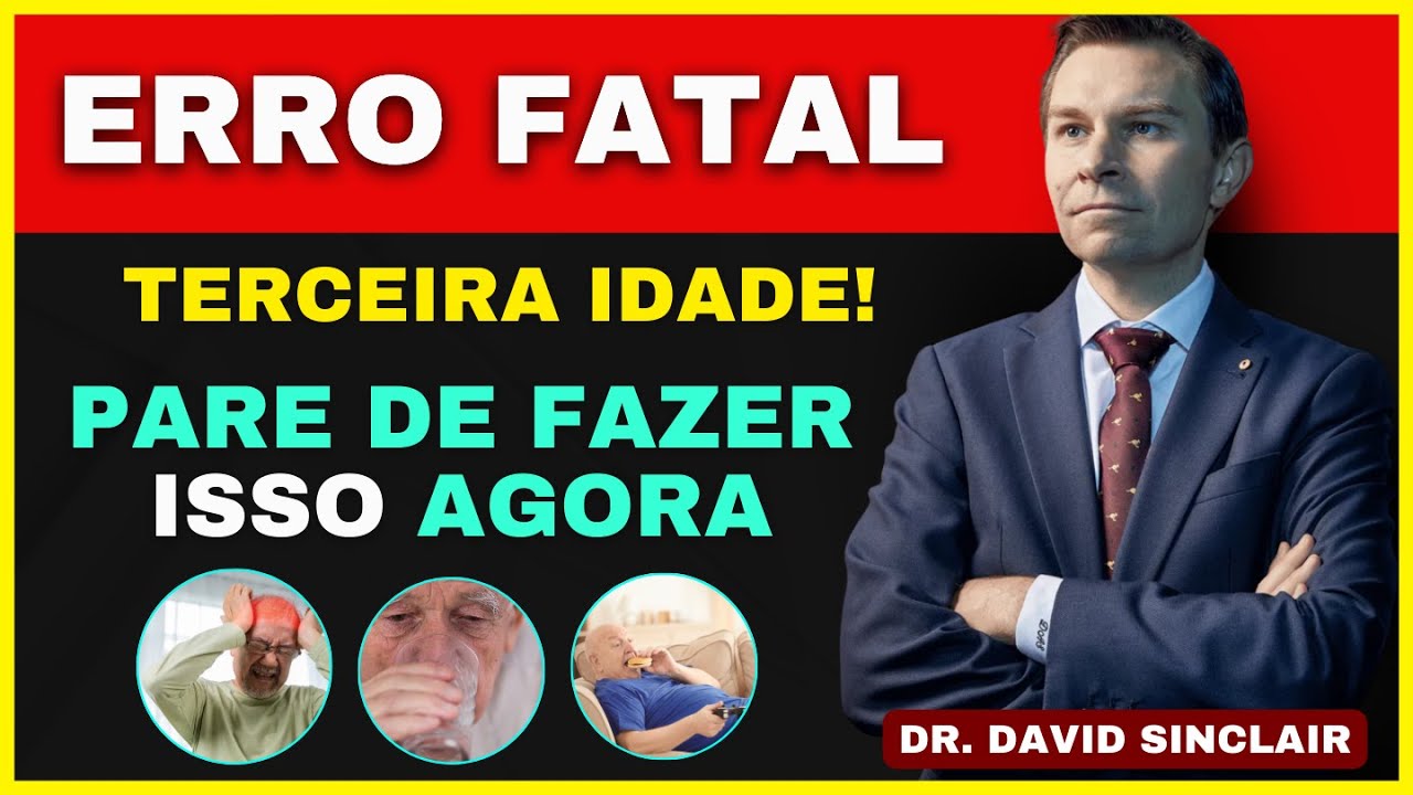 90% das Pessoas Cometem ESTE ERRO após os 50 | Dr. David Sinclair