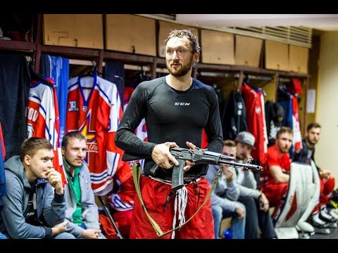 Russians Give Goalie AK-47 For Being Player Of The Game