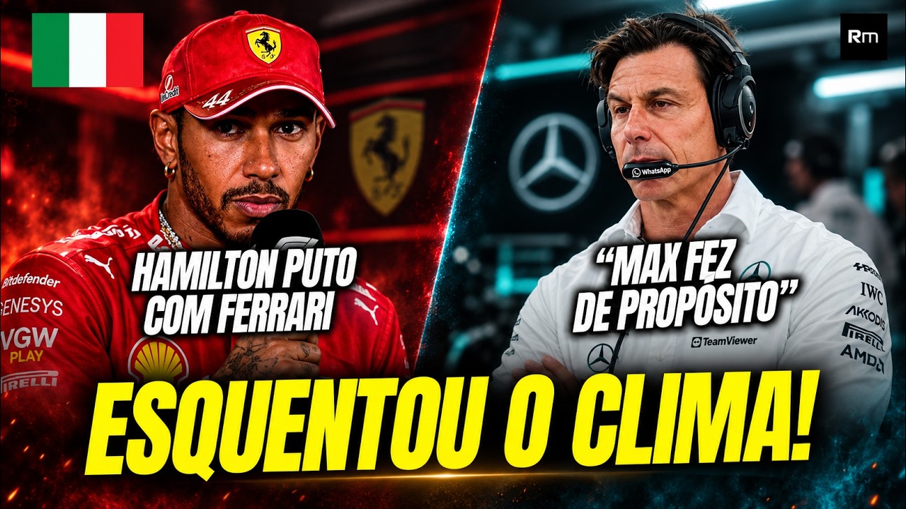 TRETAS PÓS QUALI: HAMILTON DESABAFA SOBRE FERRARI / MAX ATRAPALHA MERCEDES / PUNIÇÕES / TELEMETRIA