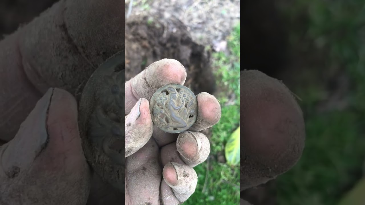 140yr Old Coin Found with an Interesting Button 👀