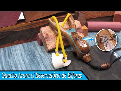 Passo a Passo | Cabo de Estilingue com Reservatório para Esferas Baladeira / Bodoque / Seta