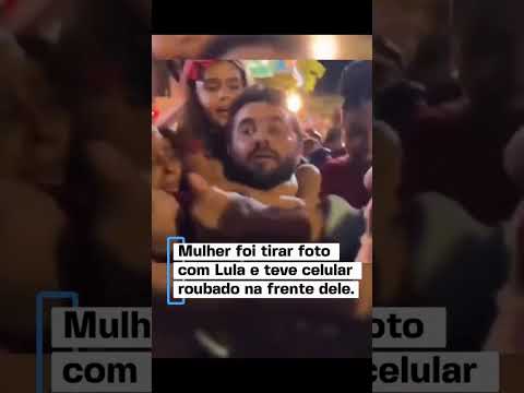 Fã tem celular roubado ao fazer selfie; com Lula polícia investiga
