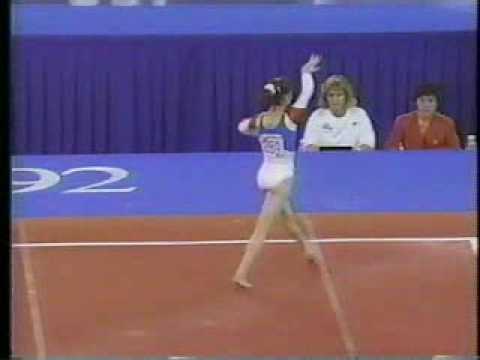 Cristina Bontas 1992 Olympics EF FX 9.912 3rd