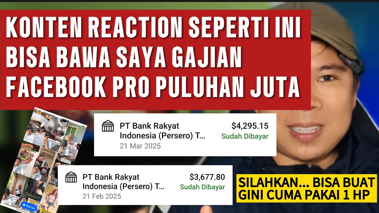 PRO FACEBOOK CONTENT IDEAS ‼️REACTION VIDEO FORMS THAT CAN PASS MONETIZATION AND GET SALARY FROM ...