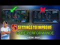 ML SETTINGS ADJUSTMENT 2025 MLBB TOP 5 BEST SETTINGS UPDATED