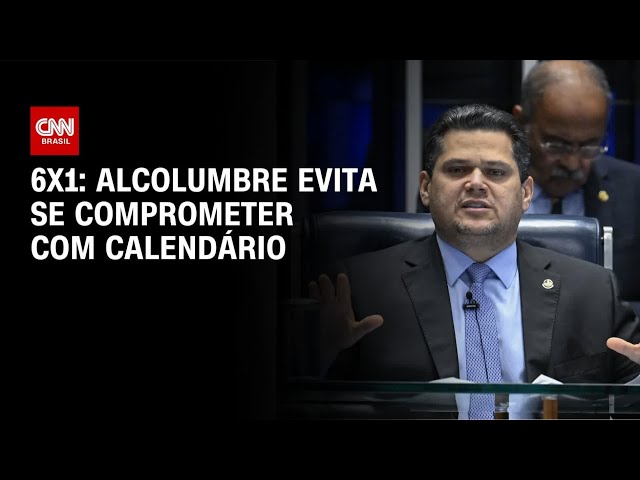 Alcolumbre evita compromisso com 6x1 e governo teme "pauta-bomba" no Senado | BASTIDORES CNN