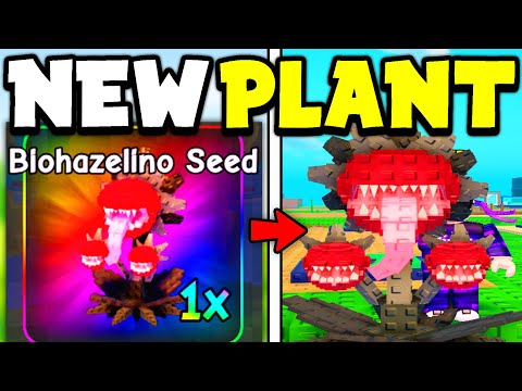 New BIOHAZELINO Plant Reveal in Plants Vs Brainrots Roblox