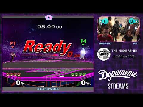 Arcadia vs Jade - Melee @ The Made Remix (Pools)