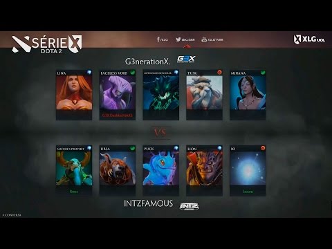 Série XLG Dota 2 - G3X vs INTZ (rodada 1)