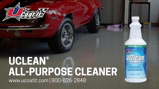 Cleaning Your Epoxy Floor Coating with UCLEAN from UCoat It