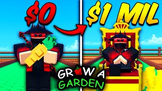 $0 to $1,000,000 SPEEDRUN Challenge! - Grow a Garden!🌱