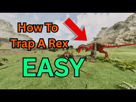 EASY Rex Trap in ARK Survival Ascended 2025 – Solo Taming Guide for Beginners!