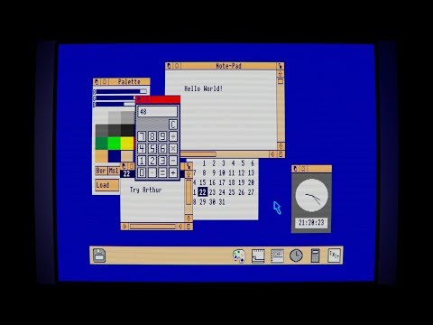 Acorn Archimedes : Arthur OS 1.20 (Simulated monitor)