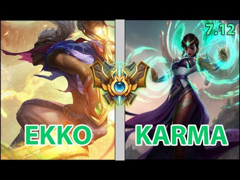 Longzhu BDD Ekko vs Karma Mid - Korean Pro Replay