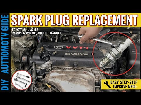 How To Replace Spark Plugs On A Toyota With A 2.4l Engine