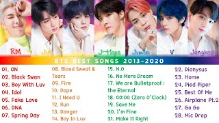 BTS Best Songs Playlist 2013-2020