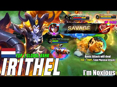 Irithel AUTO SAVAGE Build! | Painful Critical Arrows | Top 1 Global Rank Irithel By I'm Noxious|MLBB