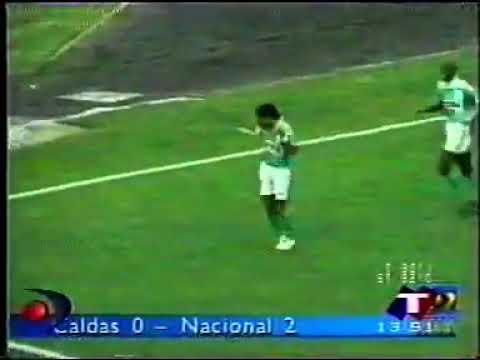 once Caldas 0 - Nacional 2    liga colombiana 1999