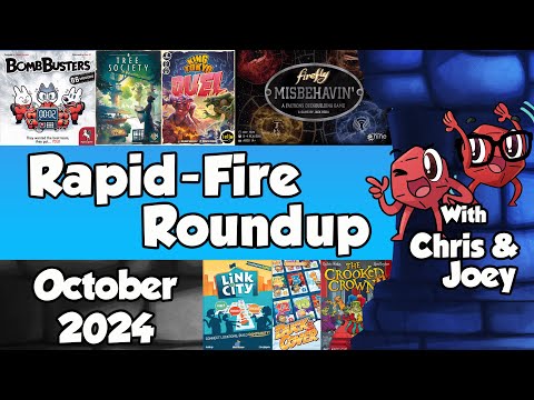 Rapid Fire Roundup October 2024 - Chris and Joey