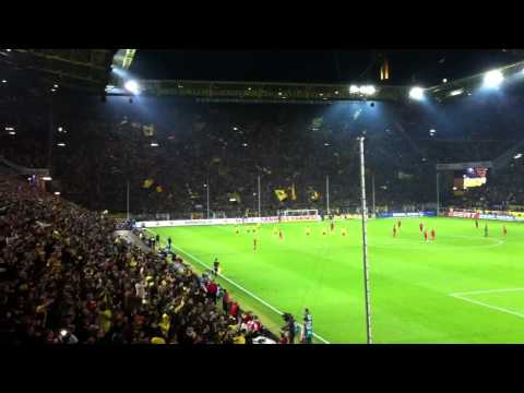 Borussia Dortmund - FC Bayern München / Stimmung und Torjubel 1:0 für BVB
