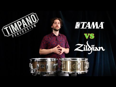 Tama 50th Bell Brass Re-Issue vs Zildjian 400th Limited Edition Alloy Snare Comparison