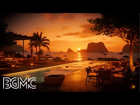 Relaxing Hawaiian Guitar Cafe Music: Hawaiian Sunset Cafe Ambience