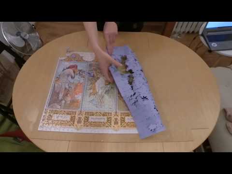 Mucha "The Four Seasons" - 1000 piece jigsaw puzzle timelapse and teardown