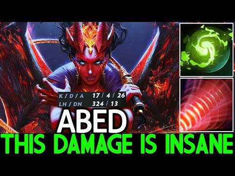 ABED [Queen of Pain] Look at Sonic Wave Damage with Refresher Orb Dota 2