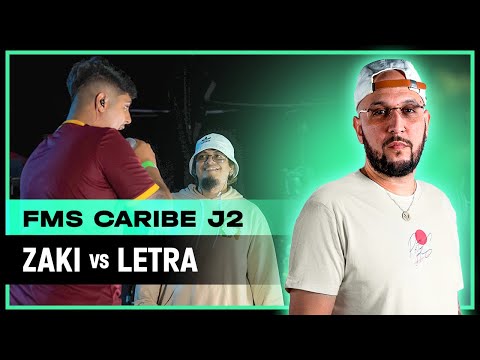 ✋✨𝗘𝗦𝗣𝗘𝗖𝗧𝗔𝗖𝗨𝗟𝗔𝗥✨🤚  | ZAKI VS LETRA EN FMS CARIBE J2 2023