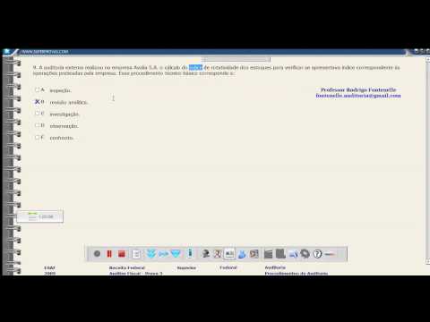 Questão 30 Auditoria Receita Federal 2009 Auditor Fiscal - Prof. Rodrigo Fontenelle