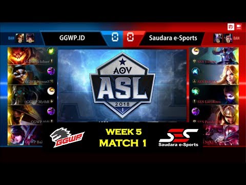 ASL 2018 Season 1 Week 5 - SAUDARA ESPORT VSGGWP.ID (Match 1)