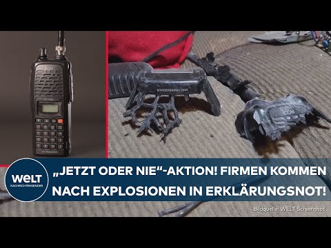 Video Thumbnail: LIBANON: Tech-Firmen in Erklärungsnot! Pager und Walkie-Talkies von Hisbollah explodieren!
