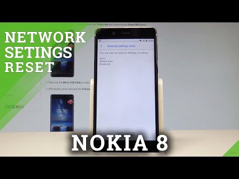 How to Reset Network Settings in NOKIA 8 - Restore Network |HardReset.info