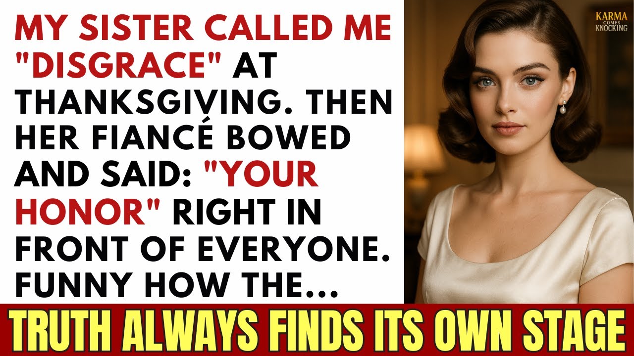 My Sister Called Me A Disgrace—Then Her Fiancé Greeted Me As "Your Honor" Right In Front Of Everyone