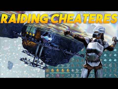 SOLO Raiding A Duping Tribe For Insane Loot - ARK