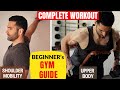 The BEST Upper Body Workout For Beginners in GYM | Complete Gym Guide HINDI. Day 3