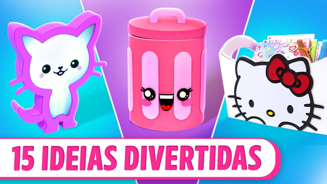 15 IDEIAS INCRÍVEIS USANDO PAPELÃO 😍💕 DIY para organizar, decorar e se Divertir Criando