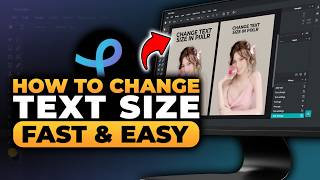 How To Change Text Size in Pixlr (FAST & EASY) | 100% WORKS | NO Yapping, To The Point!
