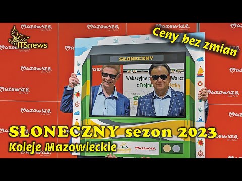 Pociąg Słoneczny sezon 2023. Z powodu inflacji ceny bez zmian. Koleje Mazowieckie