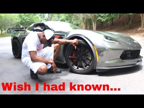 Brembo Brake Pads on Chevy Corvette C7 Grandsport