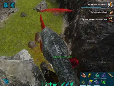ARK: Mobile - Killing an Alpha Rex with help of a Rex and Giga