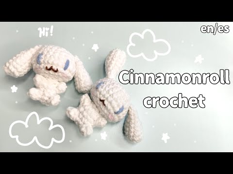 Cinnamonroll crochet llavero tutorial