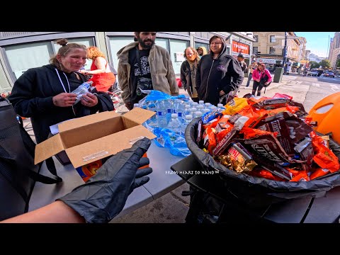 100 Pounds of Chicken Teriyaki & Rice - Feeding the Homeless in San Francisco’s Tenderloin