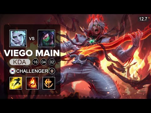 Viego vs Akali Top - KR Grandmaster -Patch 12.7 Season 12