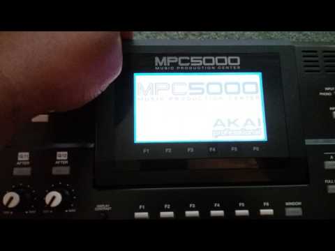 Akai MPC5000 Basic Test