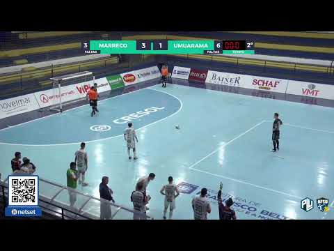 MARRECO FUTSAL X UMUARAMA FUTSAL - CAMPEONATO PARANAENSE DE FUTSAL 2021.