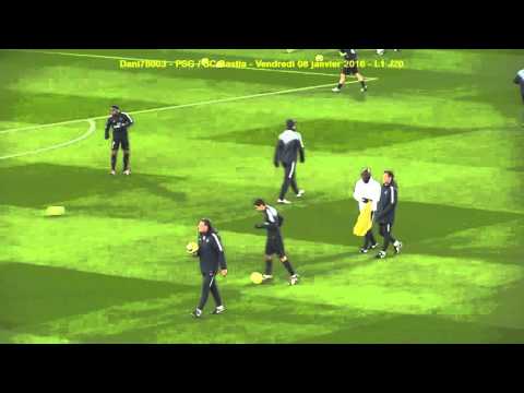 PSG / SC Bastia 08.01.2016 : 2-0 (L1 J20) 2/5 : Entrée du PSG